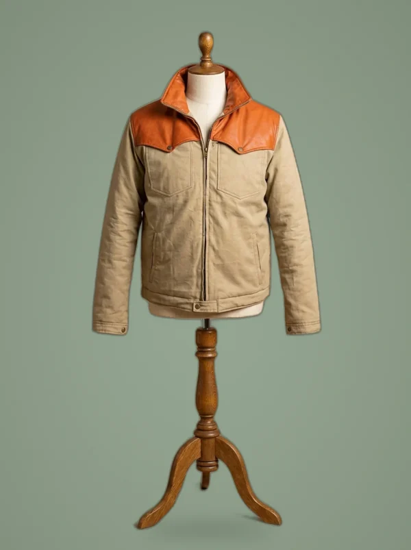 New Kevin Costner Yellowstone Series Jacket John Dutton, front view