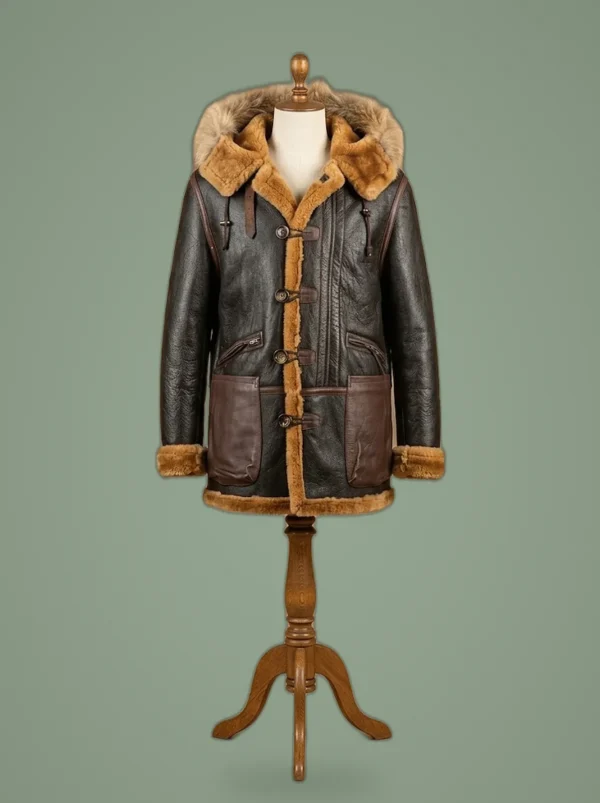 WWII B-7 Flying Parka Jacket, front view